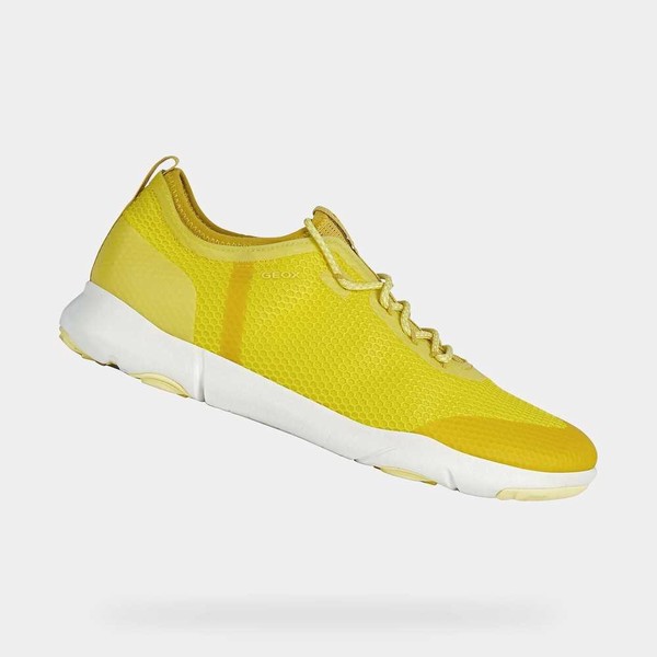 Geox Nebula Light Yellow Mens Sneakers SS20.0BU865